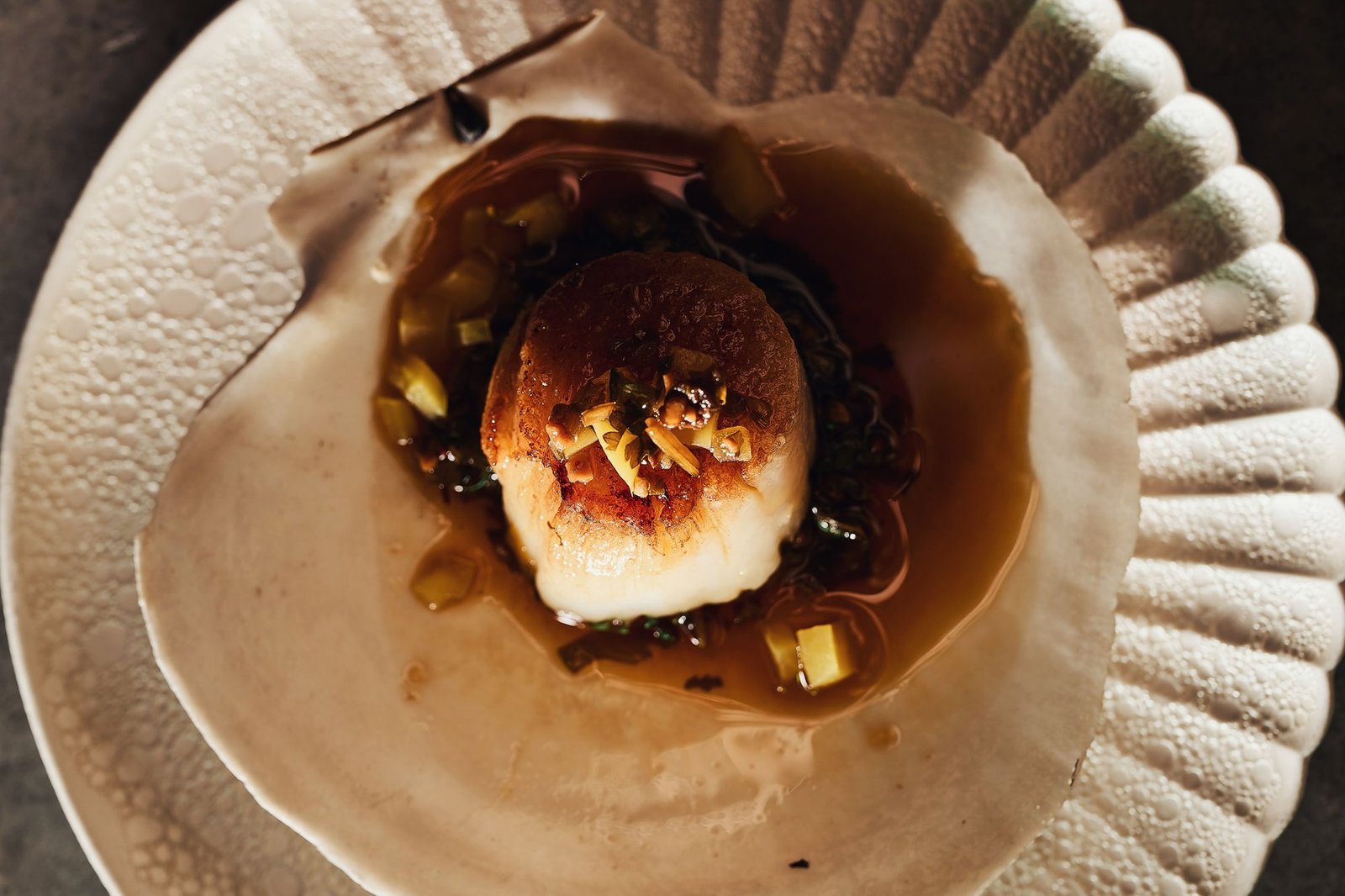 Chef Jasper Lynn — signature plated course